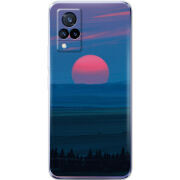 Чехол Uprint Vivo V21 Cold Red Light