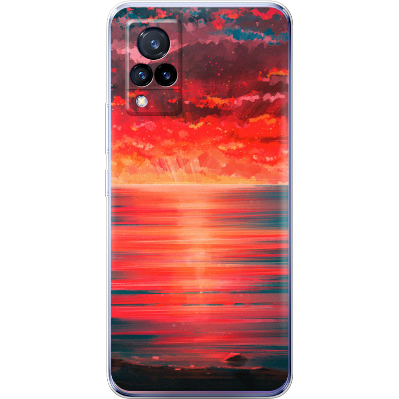 Чехол Uprint Vivo V21 Seaside b