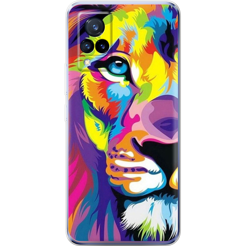 Чехол Uprint Vivo V21 Frilly Lion