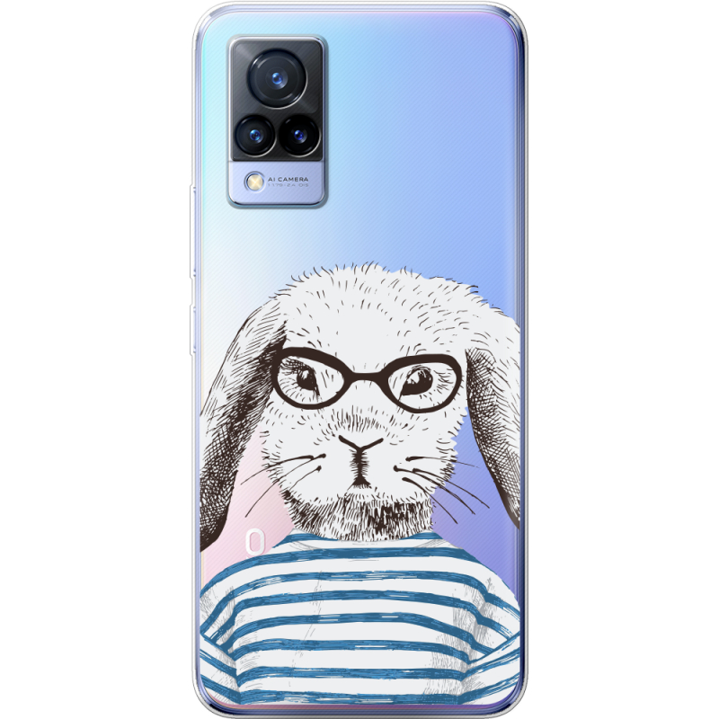 Прозрачный чехол Uprint Vivo V21 MR. Rabbit