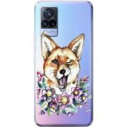 Прозрачный чехол Uprint Vivo V21 Winking Fox