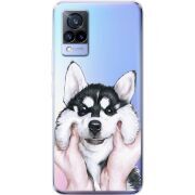 Прозрачный чехол Uprint Vivo V21 Husky