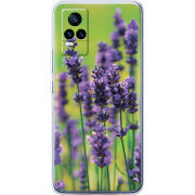 Чехол Uprint Vivo V21E Green Lavender