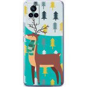 Чехол Uprint Vivo V21E Foresty Deer