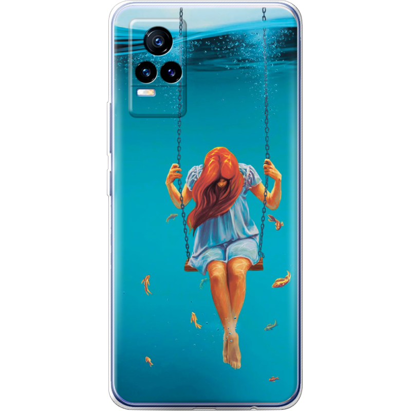 Чехол Uprint Vivo V21E Girl In The Sea