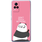 Чехол Uprint Vivo V21E Dont Touch My Phone Panda