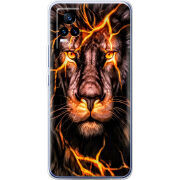 Чехол Uprint Vivo V21E Fire Lion