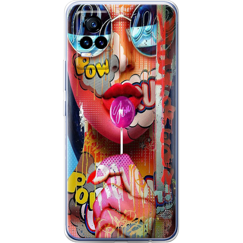 Чехол Uprint Vivo V21E Colorful Girl