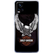 Чехол Uprint Vivo V21E Harley Davidson and eagle