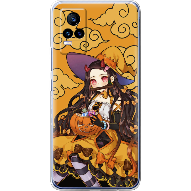 Чехол Uprint Vivo V21E Kamado Nezuko Halloween