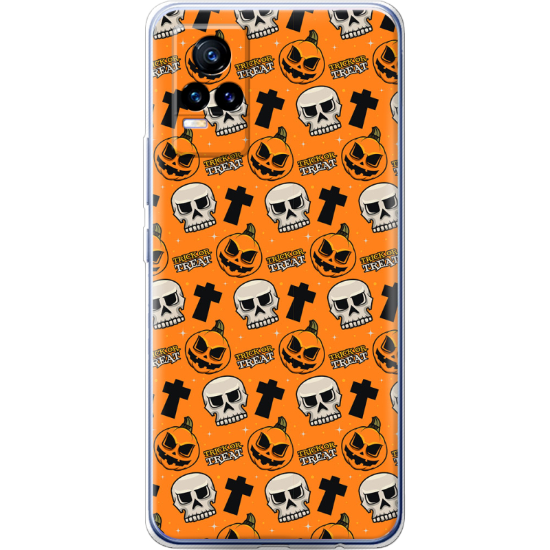 Чехол Uprint Vivo V21E Halloween Trick or Treat