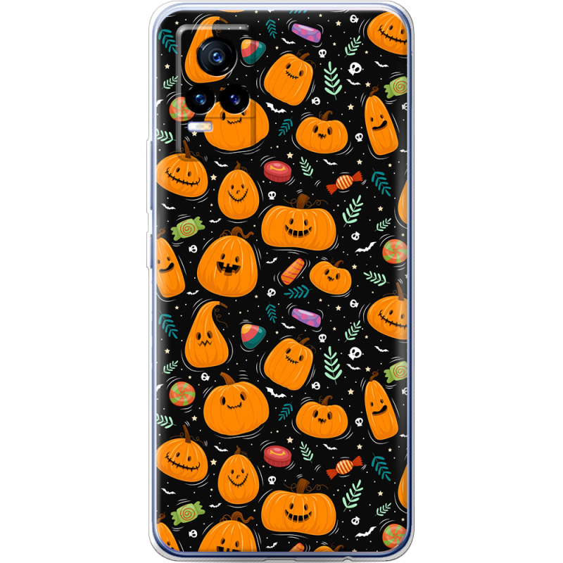 Чехол Uprint Vivo V21E Cute Halloween