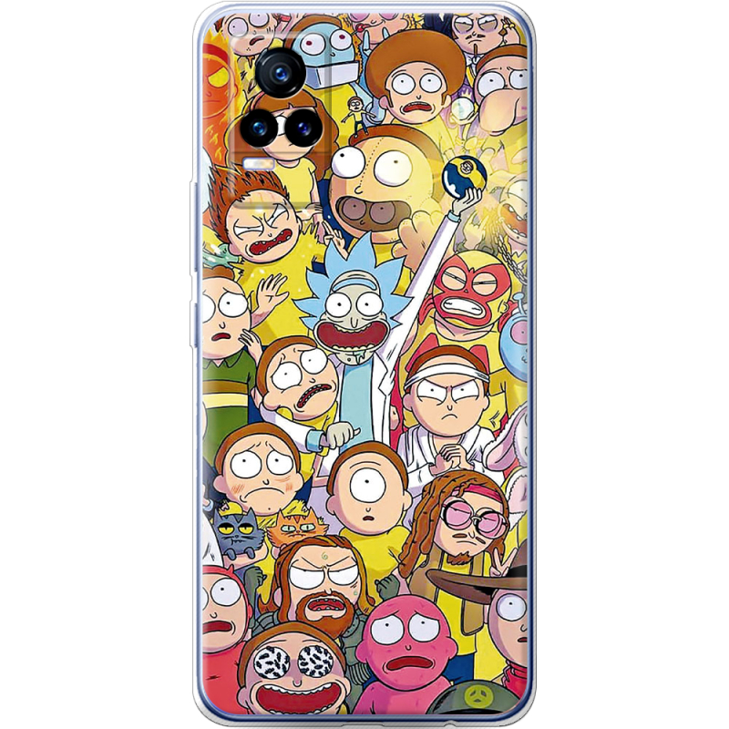 Чехол Uprint Vivo V21E Rick and Morty