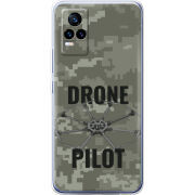Чехол Uprint Vivo V21E Drone Pilot