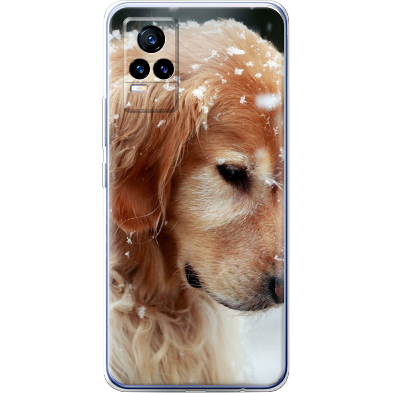 Чехол Uprint Vivo V21E Golden Retriever