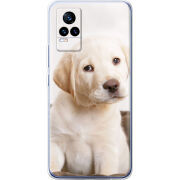 Чехол Uprint Vivo V21E Puppy Labrador