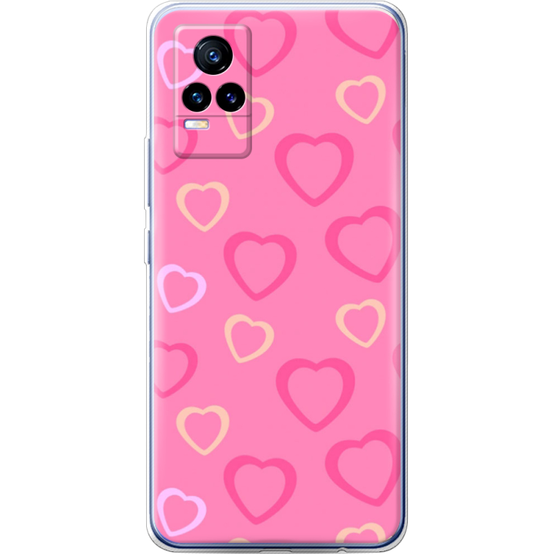 Чехол Uprint Vivo V21E Sugar Hearts