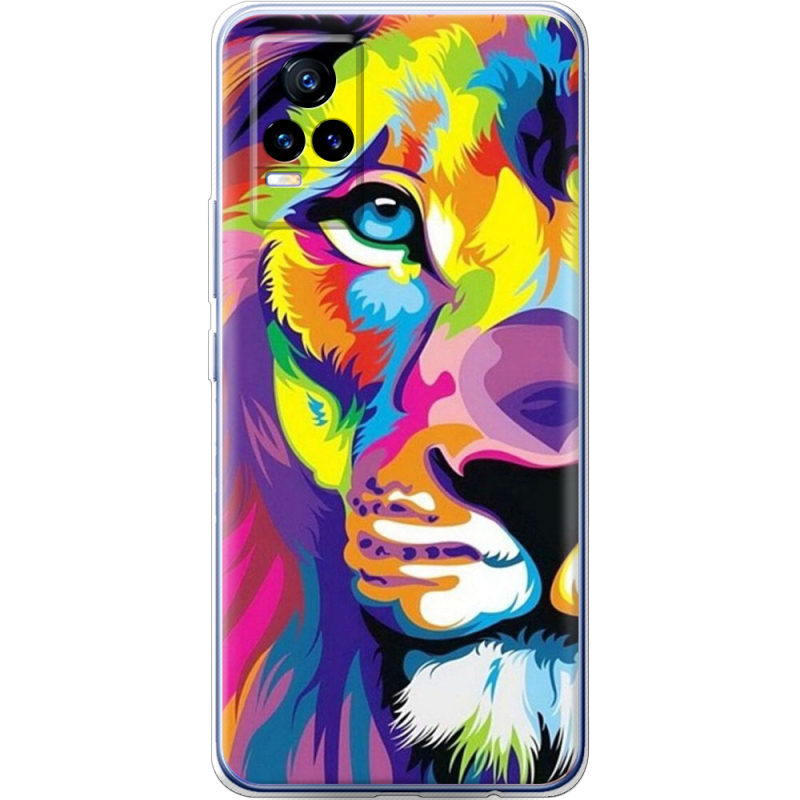 Чехол Uprint Vivo V21E Frilly Lion