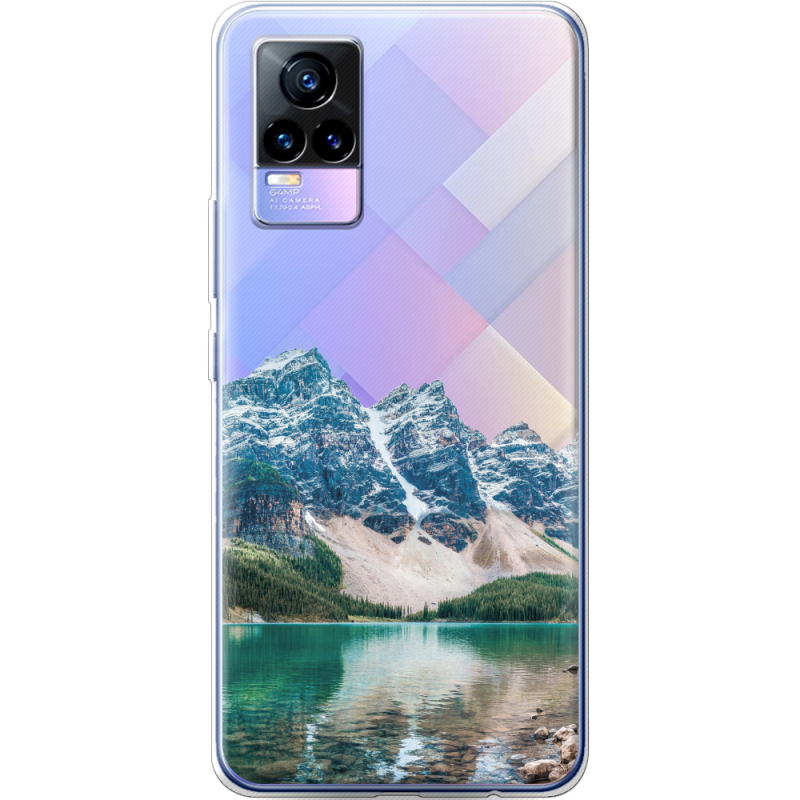 Прозрачный чехол Uprint Vivo V21E Blue Mountain