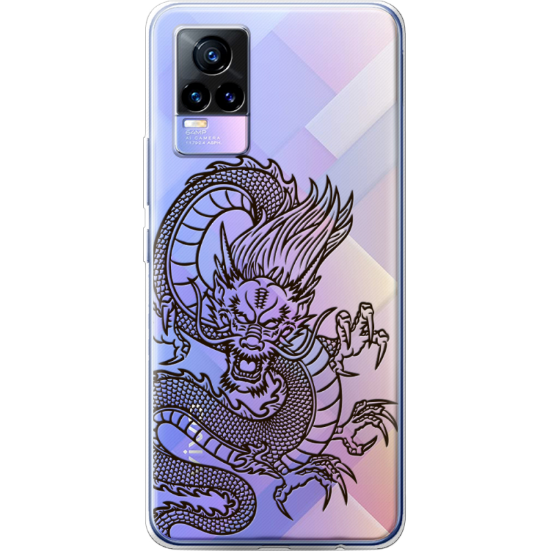 Прозрачный чехол Uprint Vivo V21E Chinese Dragon