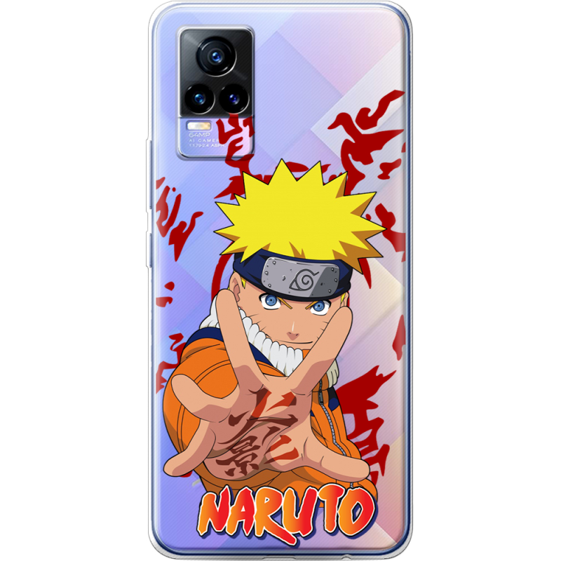 Прозрачный чехол Uprint Vivo V21E Naruto