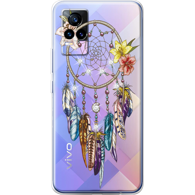 Чехол со стразами Vivo V21E Dreamcatcher