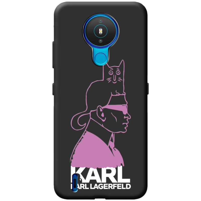 Черный чехол BoxFace Nokia 1.4 Pink Karl