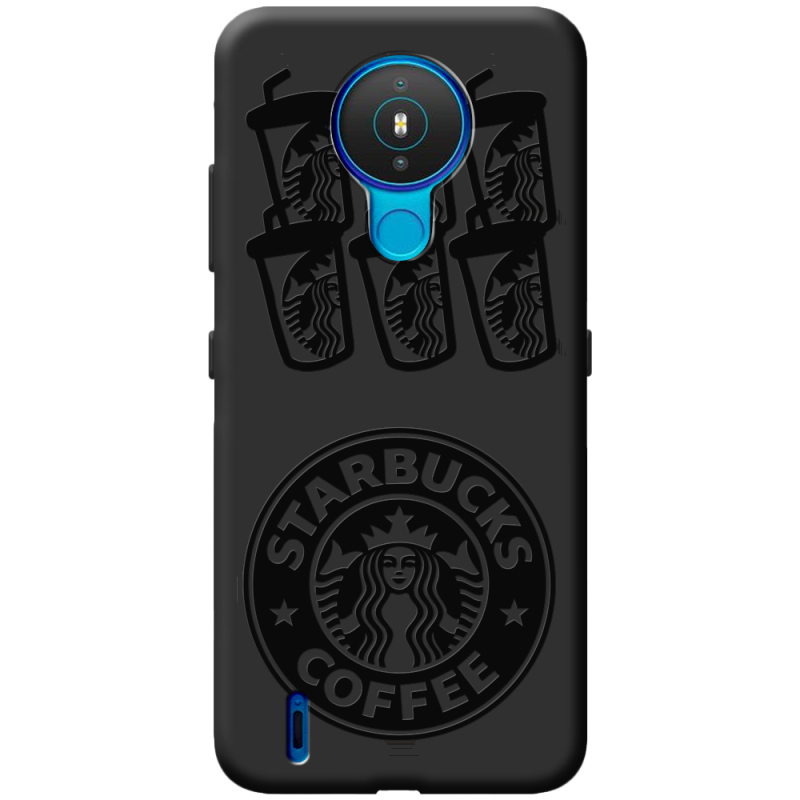 Черный чехол BoxFace Nokia 1.4 Black Coffee