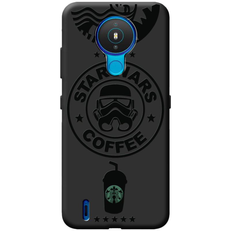 Черный чехол BoxFace Nokia 1.4 Dark Coffee