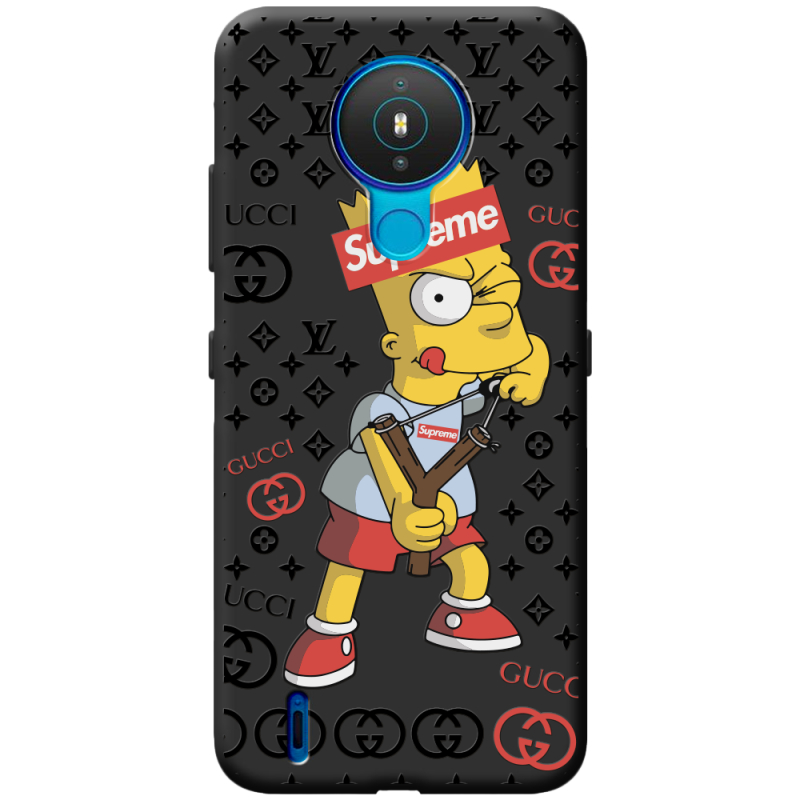 Черный чехол BoxFace Nokia 1.4 Yellow Fun
