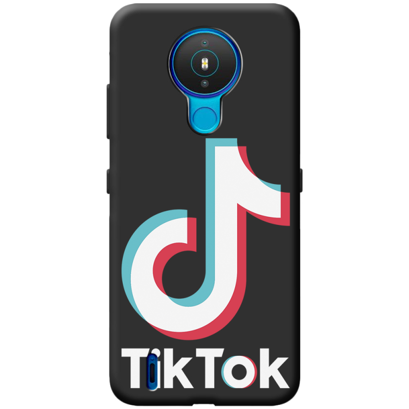 Черный чехол BoxFace Nokia 1.4 Tik Tok