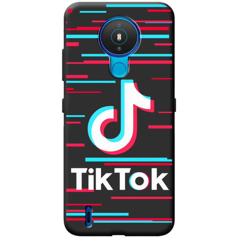 Черный чехол BoxFace Nokia 1.4 Tik Tok