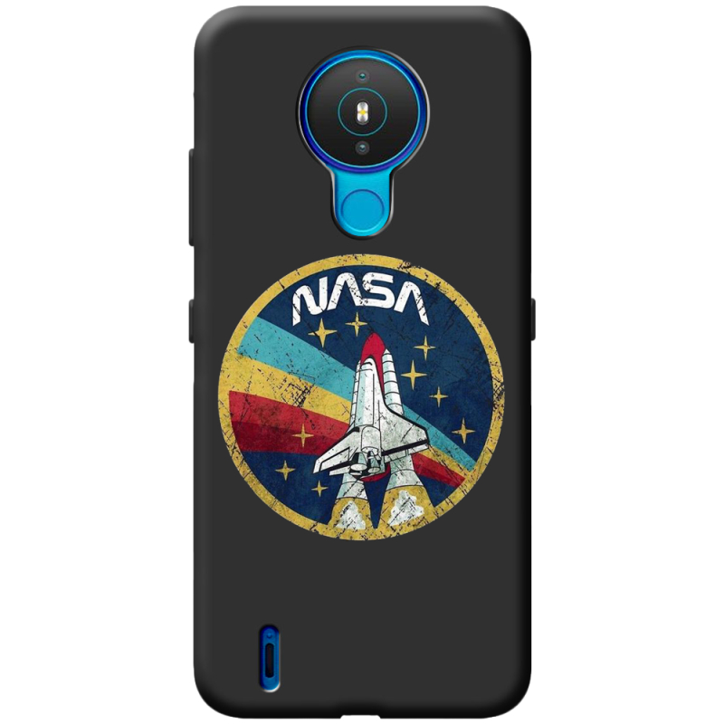 Черный чехол BoxFace Nokia 1.4 NASA