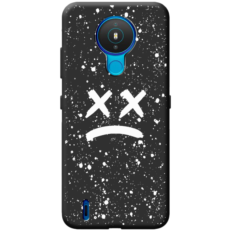 Черный чехол BoxFace Nokia 1.4 Sad Way