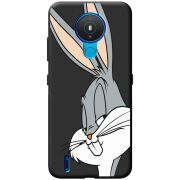 Черный чехол BoxFace Nokia 1.4 Lucky Rabbit