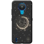 Черный чехол BoxFace Nokia 1.4 Moon