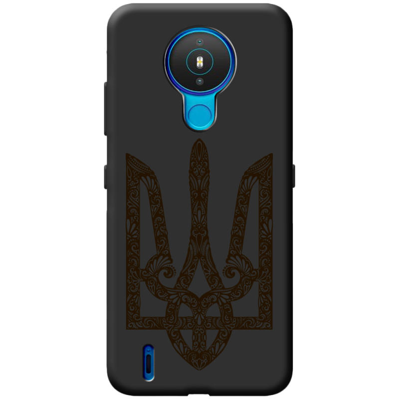 Черный чехол BoxFace Nokia 1.4 Ukrainian Trident