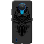 Черный чехол BoxFace Nokia 1.4 Owl