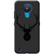 Черный чехол BoxFace Nokia 1.4 Deer