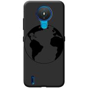 Черный чехол BoxFace Nokia 1.4 Earth