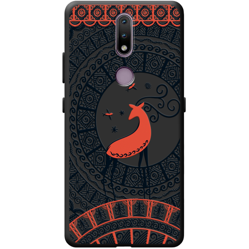 Черный чехол BoxFace Nokia 2.4 Ornament