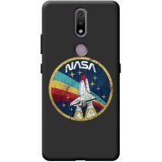 Черный чехол BoxFace Nokia 2.4 NASA