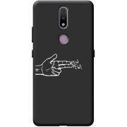 Черный чехол BoxFace Nokia 2.4 Pew Pew