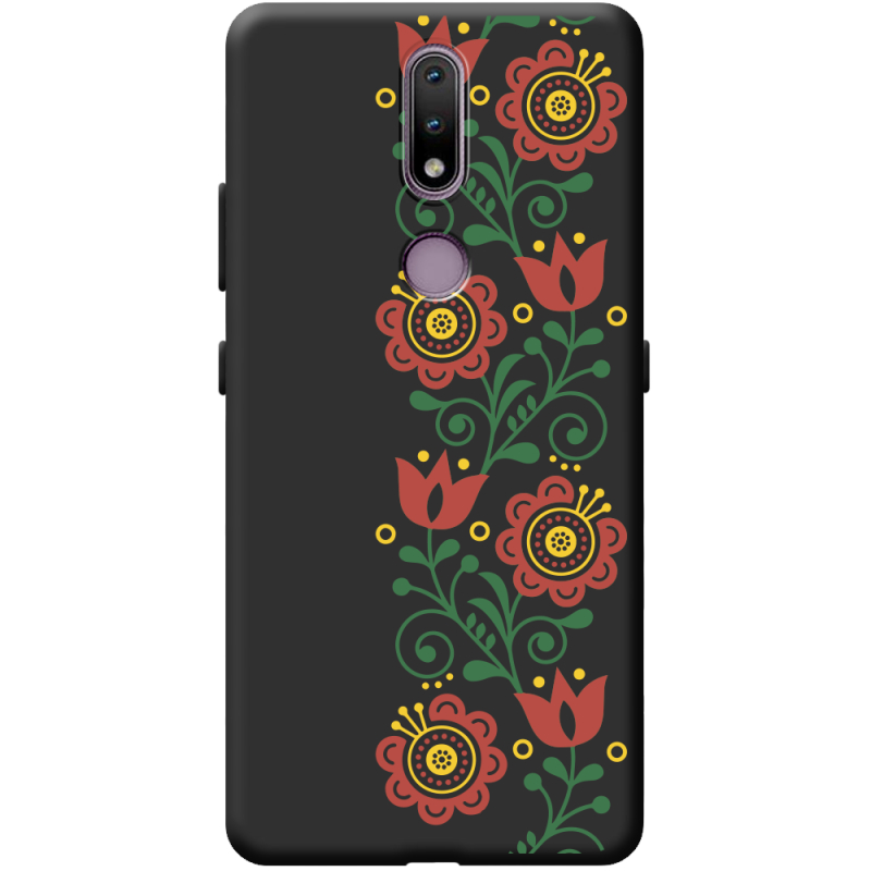 Черный чехол BoxFace Nokia 2.4 Ethno