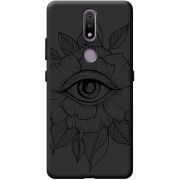 Черный чехол BoxFace Nokia 2.4 Eye