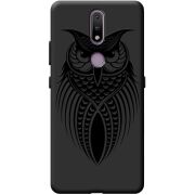 Черный чехол BoxFace Nokia 2.4 Owl