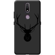 Черный чехол BoxFace Nokia 2.4 Deer