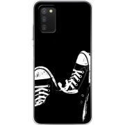 Чехол BoxFace Samsung Galaxy A03s (A037) Black Sneakers