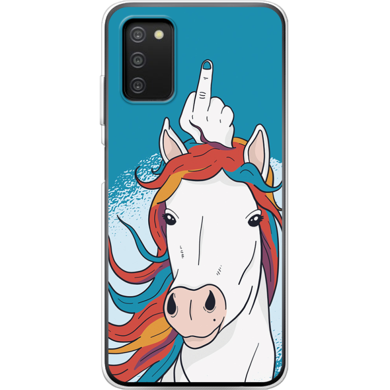 Чехол BoxFace Samsung Galaxy A03s (A037) Fuck Unicorn