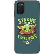 Чехол BoxFace Samsung Galaxy A03s (A037) Strong in me Cuteness is